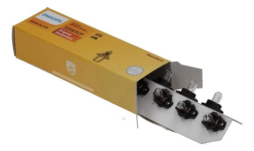 Kit X10 Lámpara 12v 1.2w Bax8.3s 12597cp Philips Tablero