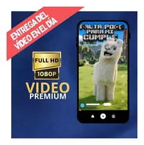Comprar Invitación Animada Digital Tiziben Con Foto Opcional Minecraft