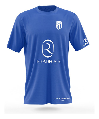 Polera Dryfit Azul Rey Futbol Club Atlético De Madrid 2023