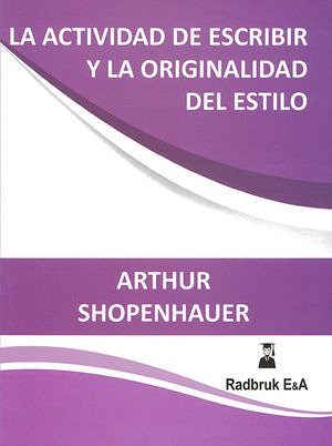 Libro Actividad De Escribir Y La Originalidad Del E Original