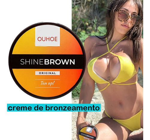 Crema Aceleradora De Bronceado Premium Shine Brown