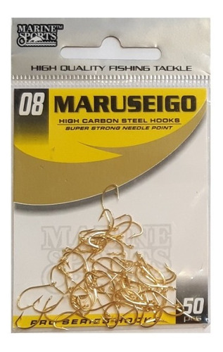 Anzuelos Marine Sport Maruseigo 8 Gold X50anzuelos El Jabali