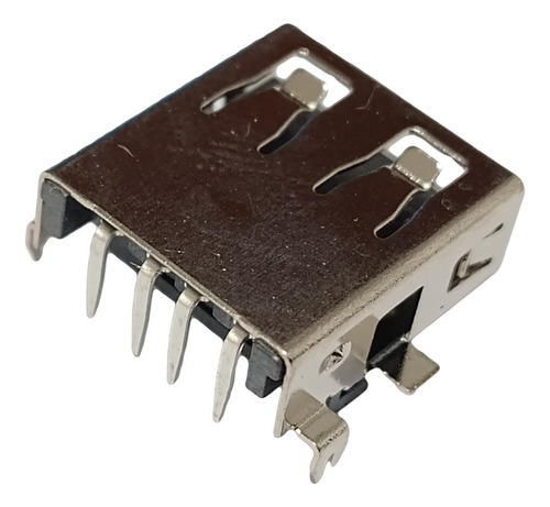 Conector Usb Tipo A Hembra Pines En Angulo Pcb ( 10 Piezas )