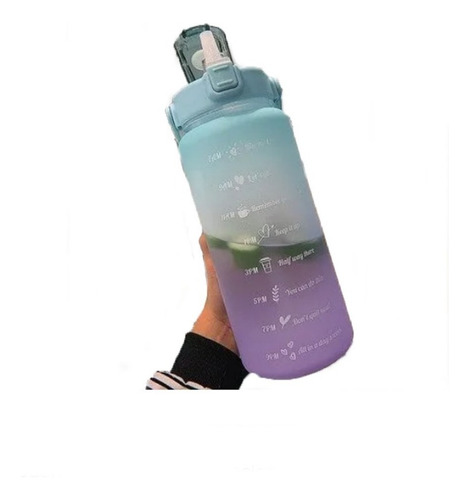 Botella De Agua De Gran Capacidad, Vaso De Plástico Con 2024