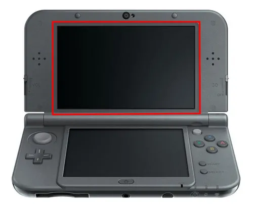 Cristal De Pantalla Superior Marco Para New 3ds Xl