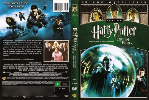 Dvd Lacrado Harry Potter E A Ordem Da Fenix Ano 5