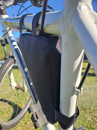 Bolso Alforja Para Bicicleta Mtb Buena Calidad Negro Negro