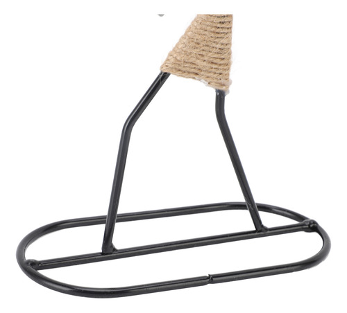Candelabro Moderno Con Forma De Figura De Hierro, Metal Rúst