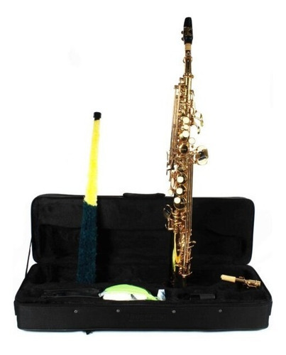 Saxofone Soprano Jahnke Bb (si Bemol) Com Boquilha E Case