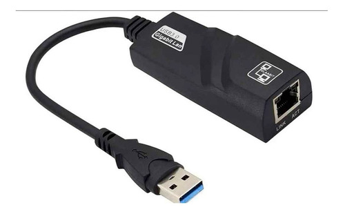 Adaptador Usb 3.0 A Rj45 Lan Gigabit Ethernet Hasta1000 Mbps