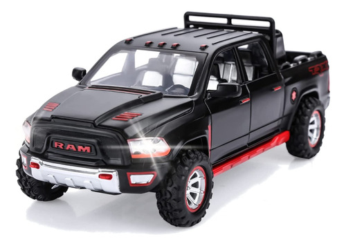 Camioneta Dodge Ram Doble Cabina Juguete Con Luces Y Sonido