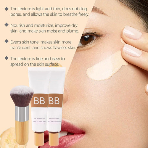 2 Unidades De Crema Hidratante Con Color Bb Cream Con Spf 30