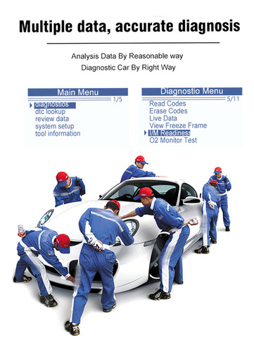 Ferramenta Obd2 De Scanner Universal Profissional Konnwei Kw