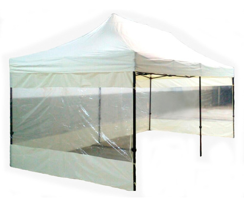 Gazebo 3x6 Mtrs. Estructura De Aluminio Techo Blanco