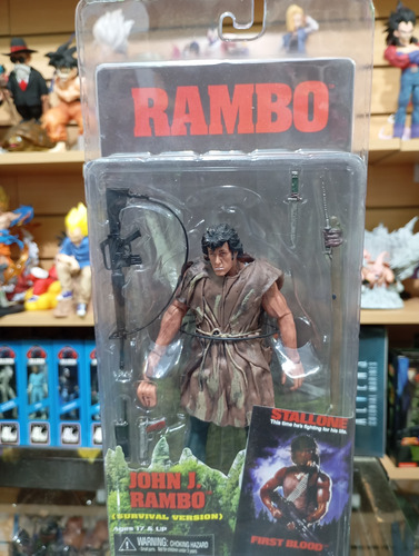 Figura Coleccionable John J. Rambo Survival Version