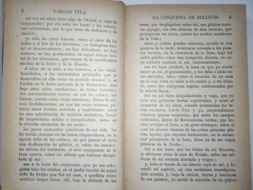 1910 Vargas Vila La Conquista Del Bizancio - En La Plata (Usado)