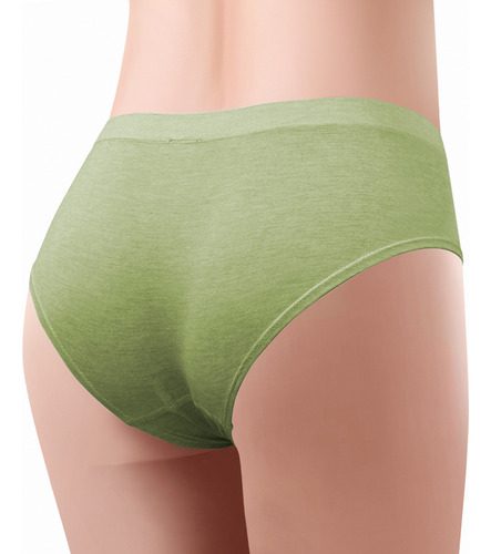 Calzones Bikini Hipster Algodón Mujer 6 Piezas