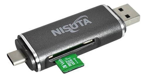 Lector De Tarjetas Usb Nisuta Ns-cruc2 Microsd