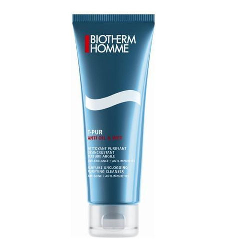 Biotherm Homme T-pure Anti Oil &wet Nettoyant 125ml