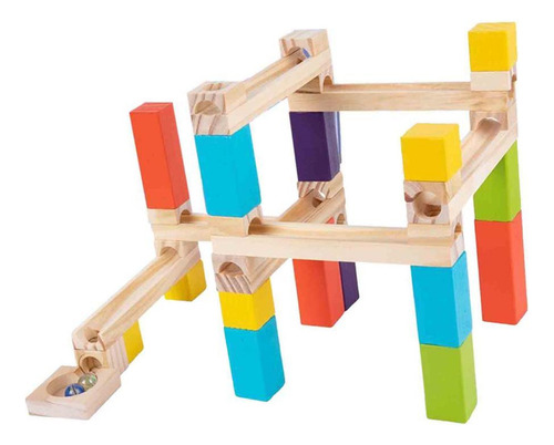 Juguete De Bloque De Construcción De De De Madera Para