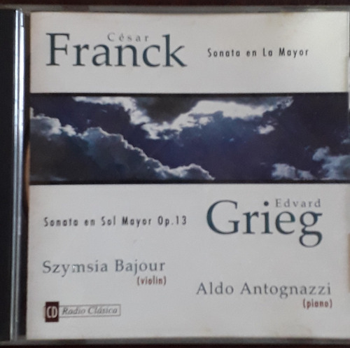 César Frank / Edvard Grieg - Sonatas-  Cd Muy Buen Estado