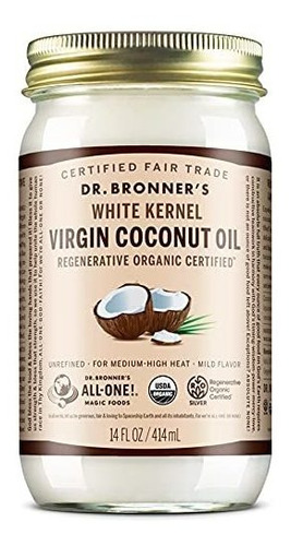 Dr. Bronner - Regenerativa Orgánica Aceite De Coco (blanco K