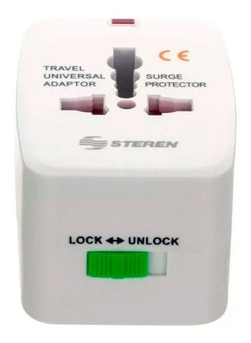 Imagen 3 de 6 de Adaptador Enchufe Universal Viajero Multinorma 150 Paises