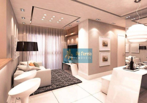Imagem 3 de 10 de Apartamento Com 2 Dormitórios, 2 Suítes, Sacada Gourmet, 2 Vagas, À Venda, 90 M² Por R$ 510.000 - Boqueirão - Praia Grande/sp - T2b74a - Ap0141
