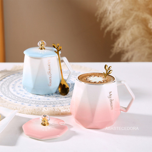 Taza Café De Pareja De Calidad Conjunto Regalo De Boda Crown