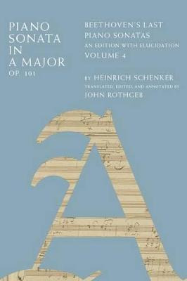 Libro Piano Sonata In A Major, Op. 101 - Heinrich Schenker