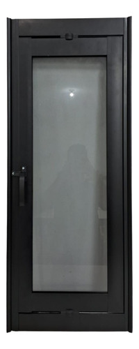 Janela Vitrô Capelinha 160x40 Preto Pivotante Linha 25 Preto Fumê / Vertical
