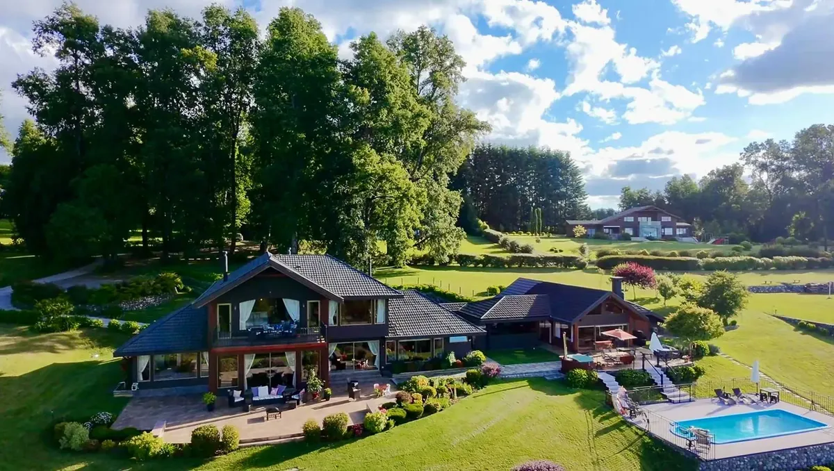 Imagen 1 de 25 de Casa De Lujo Con Vista Al Lago En Venta En Pucón (161027)