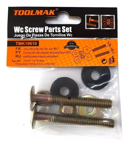 Tornillo Fijacion Anclaje Perno Tanque Para Wc Baño