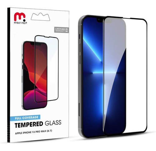 Vidrio Templado Para Iphone 13 Pro Max Full Mybat