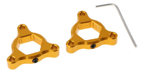 Ajustadores De Pré-carga De Garfo Hexagonal Frontal Ouro
