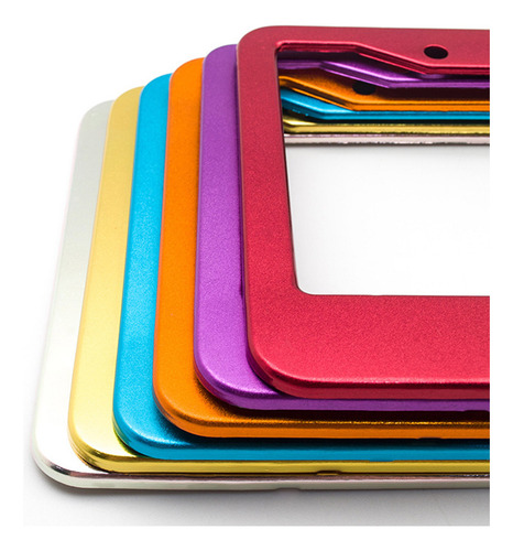 (bl)license Plate Frame For Noble Identity Anti-th