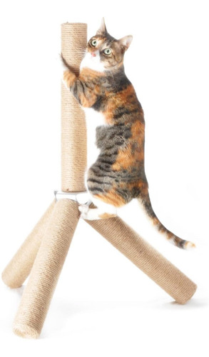 New  Jute TriPod Scratching Post ,white, X  X  In