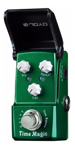 Joyo Jf304 Time Magic Ironman Delay Pedal Guitarra Color Verde Oscuro