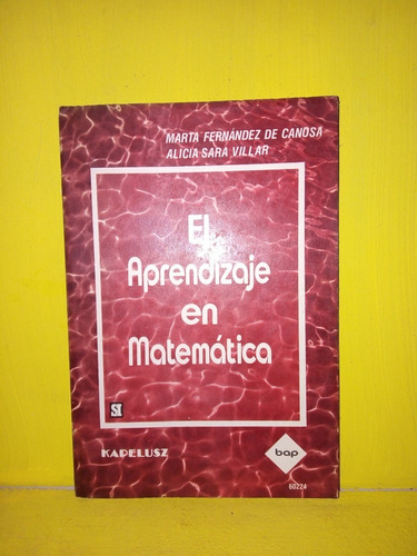 El Aprendizaje En Matemáticas. Fernández. Kapelusz