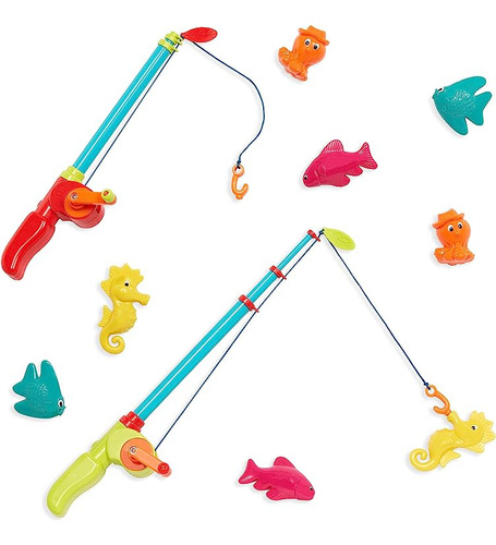 B Toys By Juego Pesca Para Niños Juego Pesca Magnetico 2 Cañ