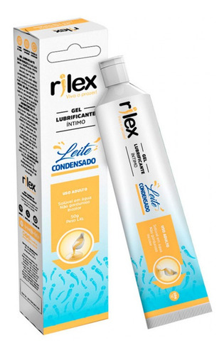 Rilex Gel Lubrificante Íntimo Leite Condensado - Frasco 50g