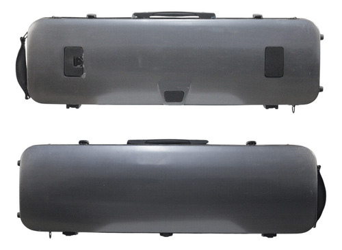 Estojo Case Retangular Fibra De Vidro Violino 4/4 Preto