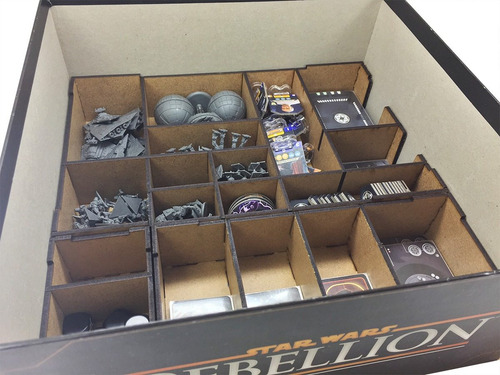 Organizador (insert) Para Star Wars Rebellion + Sleeves
