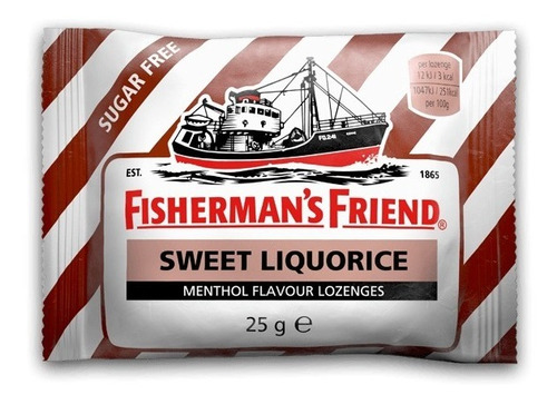 Fishermans Friend Pastillas Mentol Sin Azucar 20u Liquorice