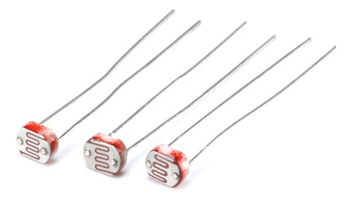 Sensor Luz Ldr Resistencia Dependiente Luz, Pack 20 Unidades