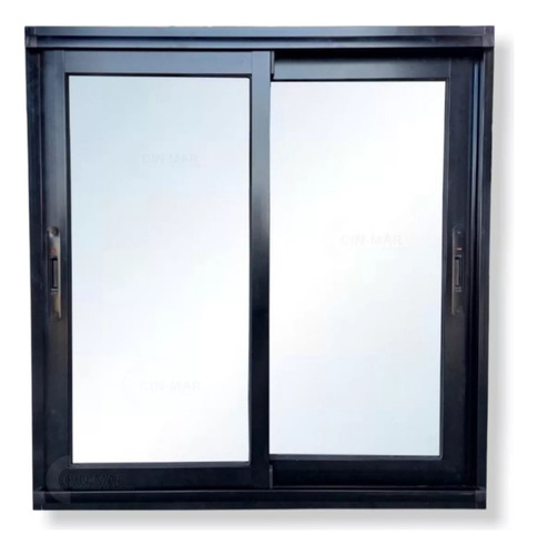 Paño Fijo De Aluminio Negro A Medida