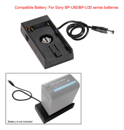 Fonte De Placa Adaptadora Bp-u60/u30 Para Sony Bmpcc Para Câ