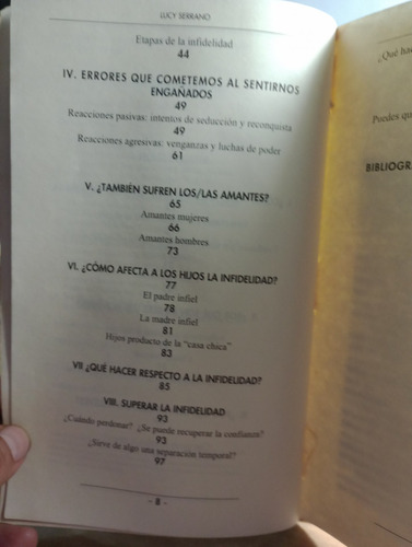 Infidelidad La Confianza Traicionada (Usado)
