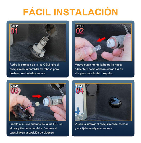 Luz De Matrícula Para F150 F250 F350 1990-2014 2 Piezas