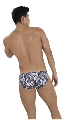 Imagen 2 de 3 de Traje De Baño Brief Slim Riddle Swimsuit Negro Clever